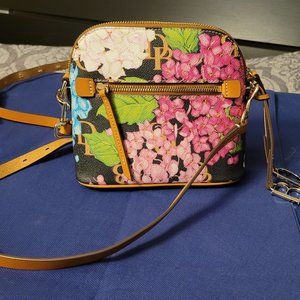 Dooney & Bourke Top Zip Domed Hydrangea Crossbody